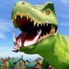 дикий динозавр Атака В город