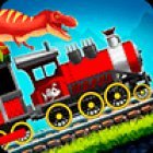 Dinosaur Park Train Race
