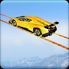 Longest Tightrope Mega Ramp Car Racing Stunts Game