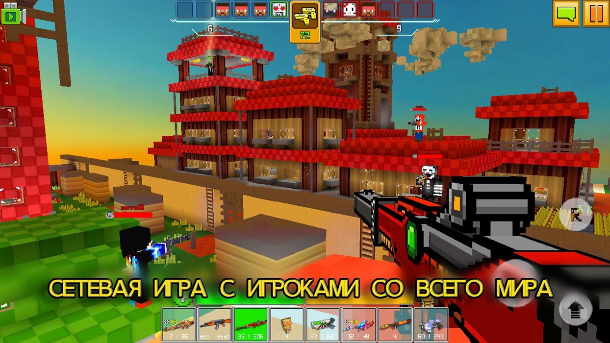 Download Cops N Robbers 3d Pixel Craft Gun Shooting Games 9 7 0 Apk For Android