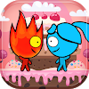 Red boy and Blue girl - Candy World Adventure