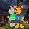 Lion And Rhinoceros Embracing Best Escape Game-383